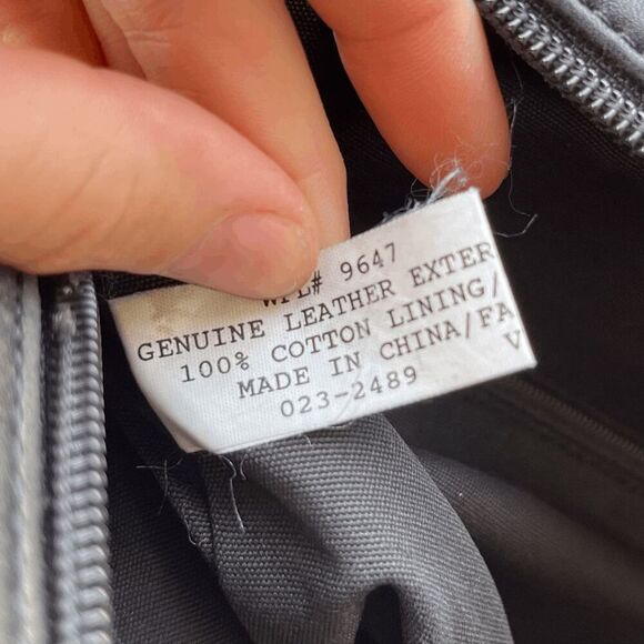 Eddie Bauer Full-Grain Leather Briefcase – Organizer Interior, Crossbody - Picture 2 of 12